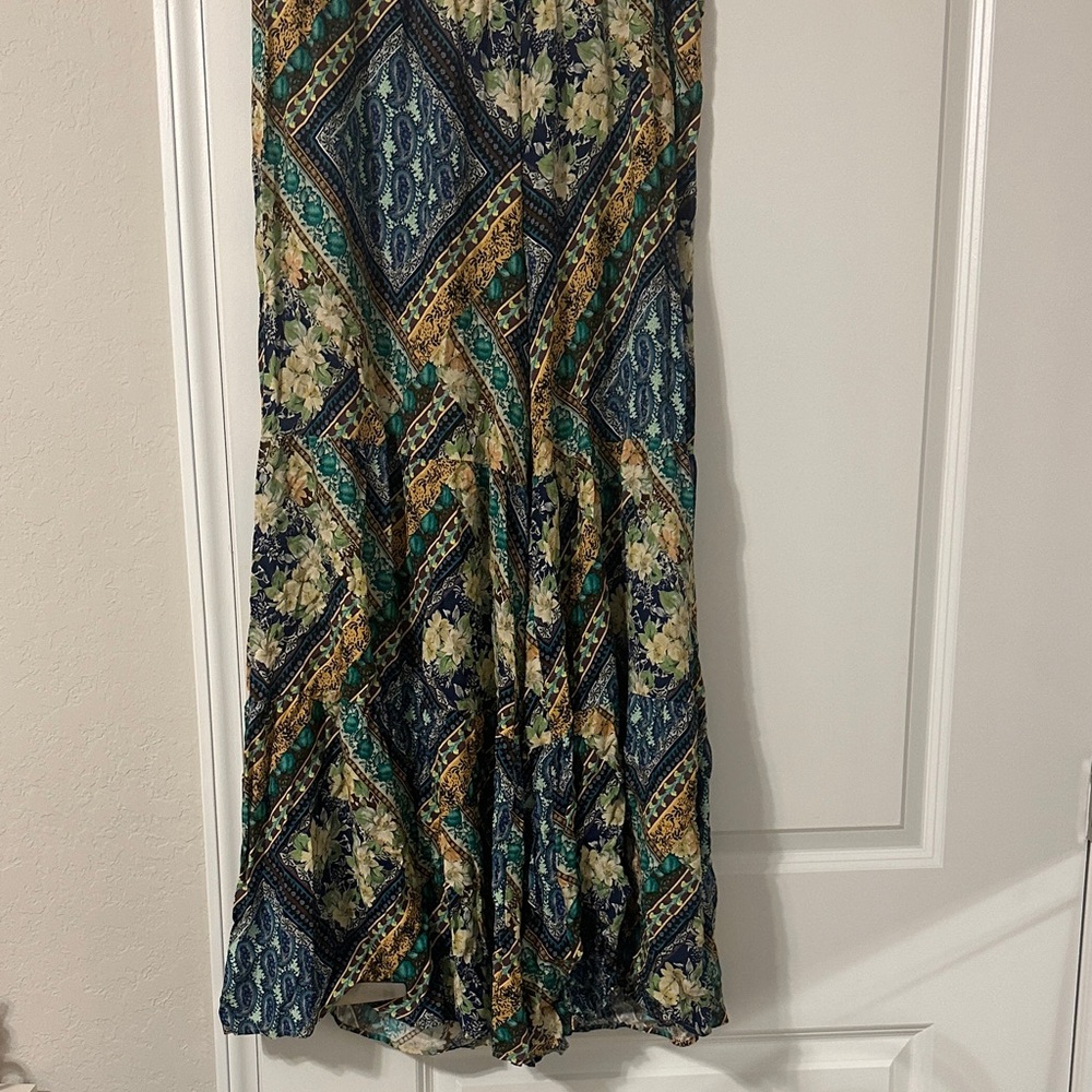 Johnny Was Patterned Flowy Pants